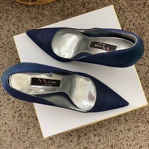 Nina shoes, Heels Sparkly two toned 7 1/2